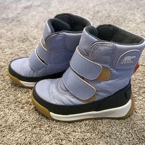 Sorel Kids' Boots in Lavender and Tan
